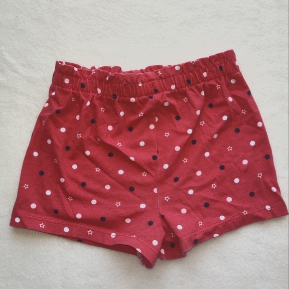 Size 18 Months Red Star Spangled Shorts - Picture 2 of 4